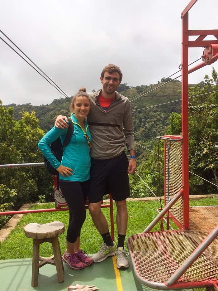 Bungee jumping in Costa Rica | www.simplyquinoa.com