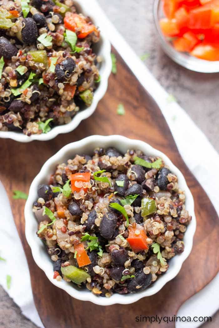 How to make Gallo Pinto using quinoa instead of rice | www.simplyquinoa.com | a healthy and delicious side dish for any meal!