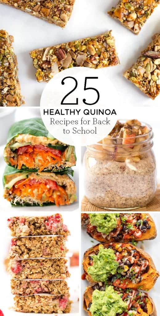 25 Quinoa Recipes for back-to-school