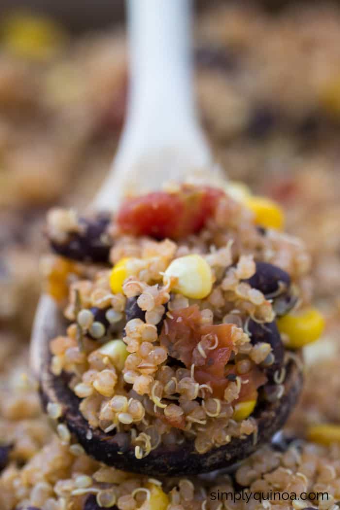 The most AMAZING Mexican Quinoa recipe - you won't believe there are only 5 ingredients! | recipe on simplyquinoa.com