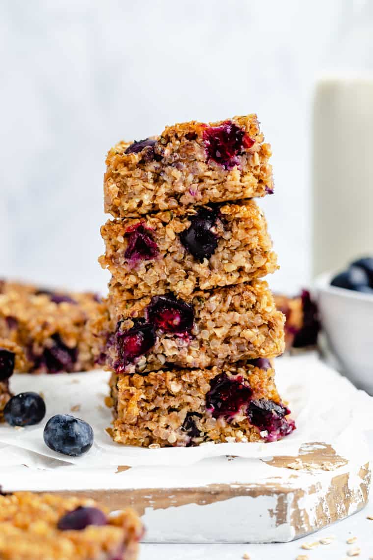 Blueberry Breakfast Bars {GlutenFree & Vegan} Simply Quinoa