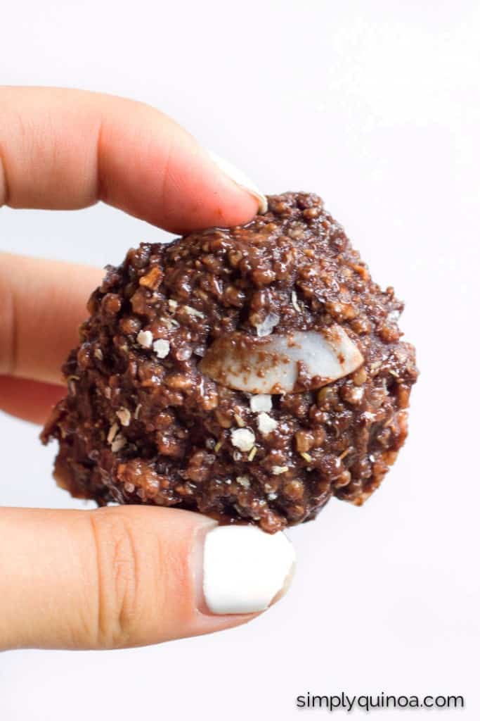 NoBake Chocolate Quinoa Cookies Simply Quinoa