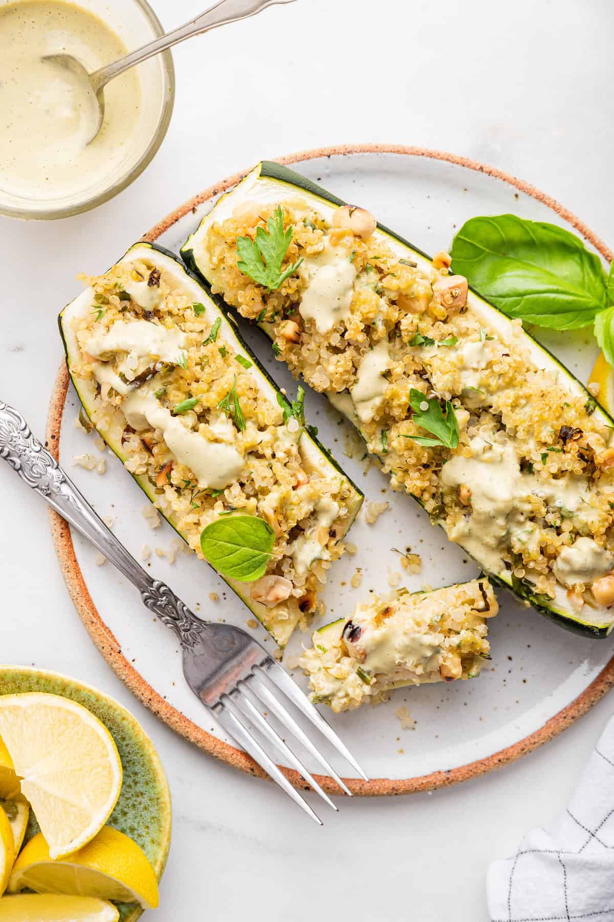 Stuffed Zucchini Boats