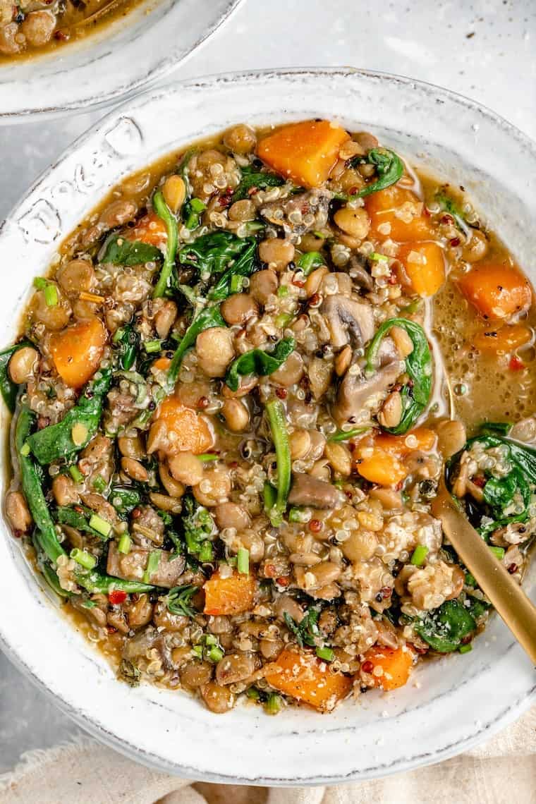 One-Pot Lentils and Quinoa V & GF - Simply Quinoa