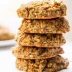 Carrot Cake Quinoa Breakfast Cookies - a healthy, on-the-go breakfast option that tastes like dessert! | recipe on simplyquinoa.com