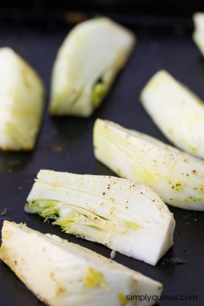 Roasted Fennel -- the perfect addition to any winter meal. Warm, smoky and slightly sweet it's absolutely amazing!