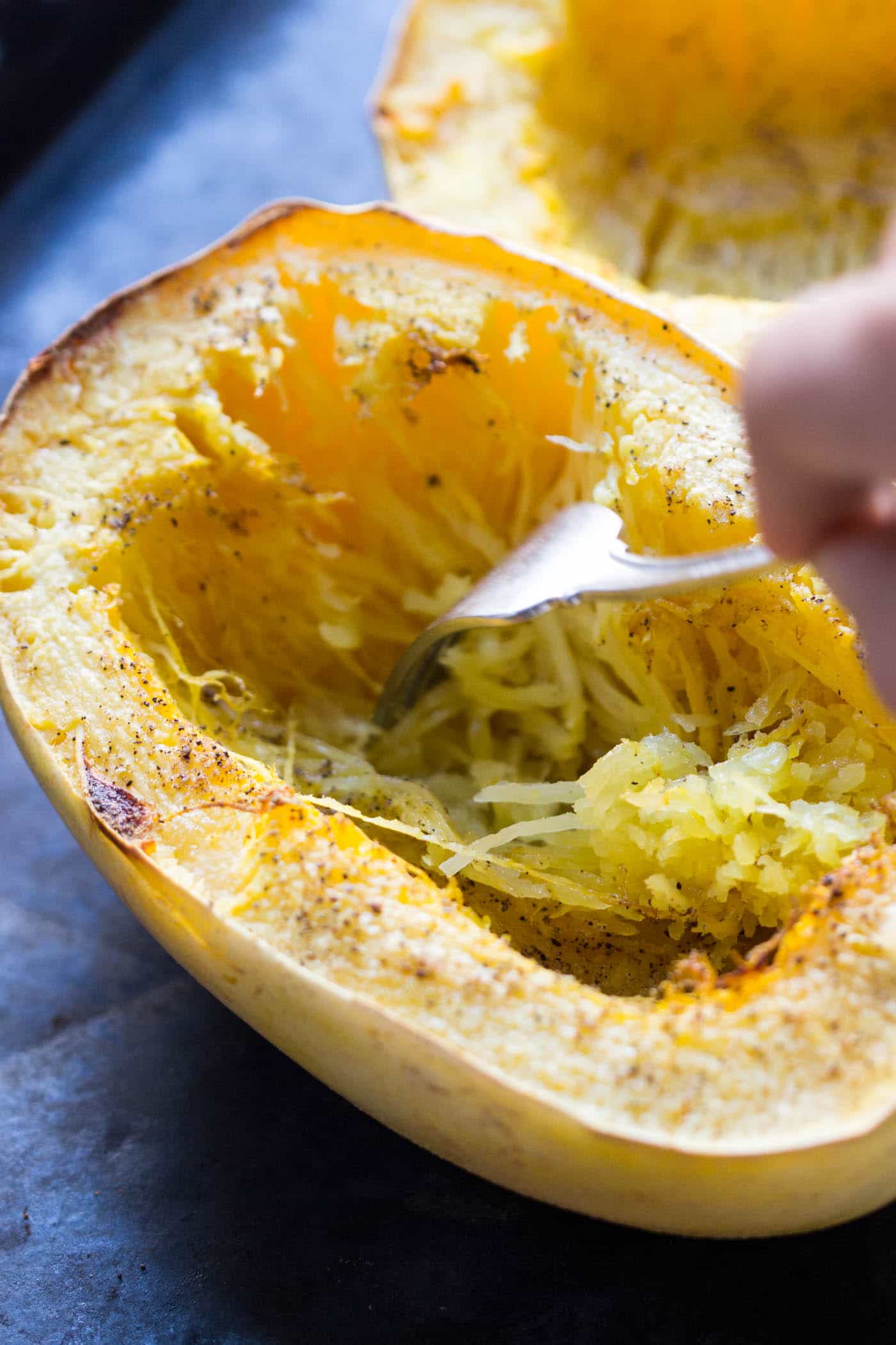 How to make perfect spaghetti squash every single time -- plus a recipe for pesto spaghetti squash boats (with quinoa!)