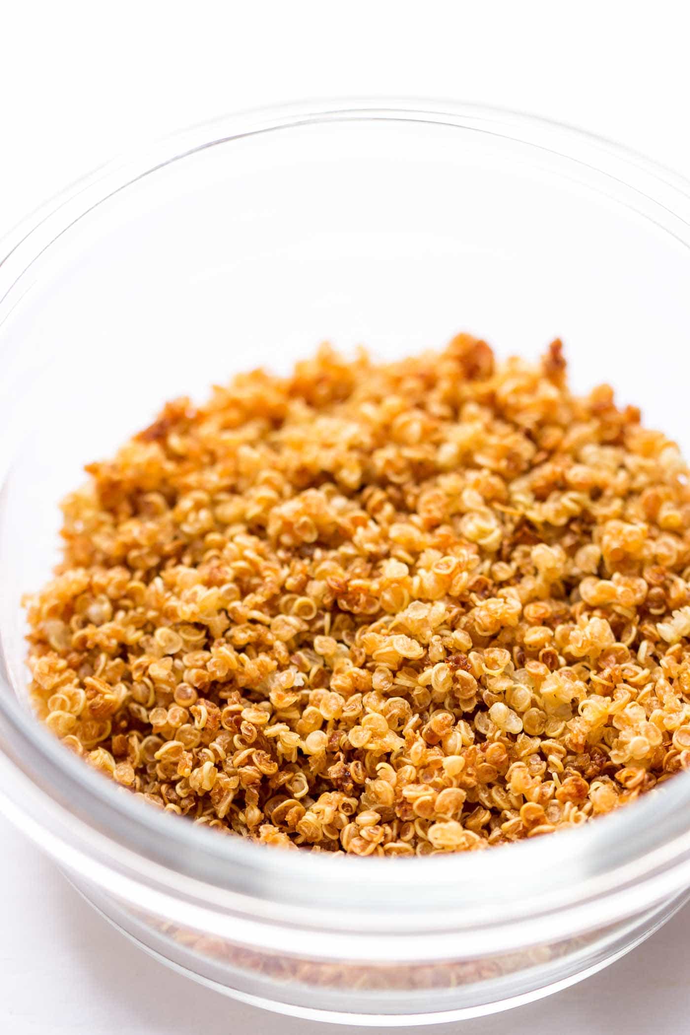 How to make Quinoa Crispies with just cooked quinoa!