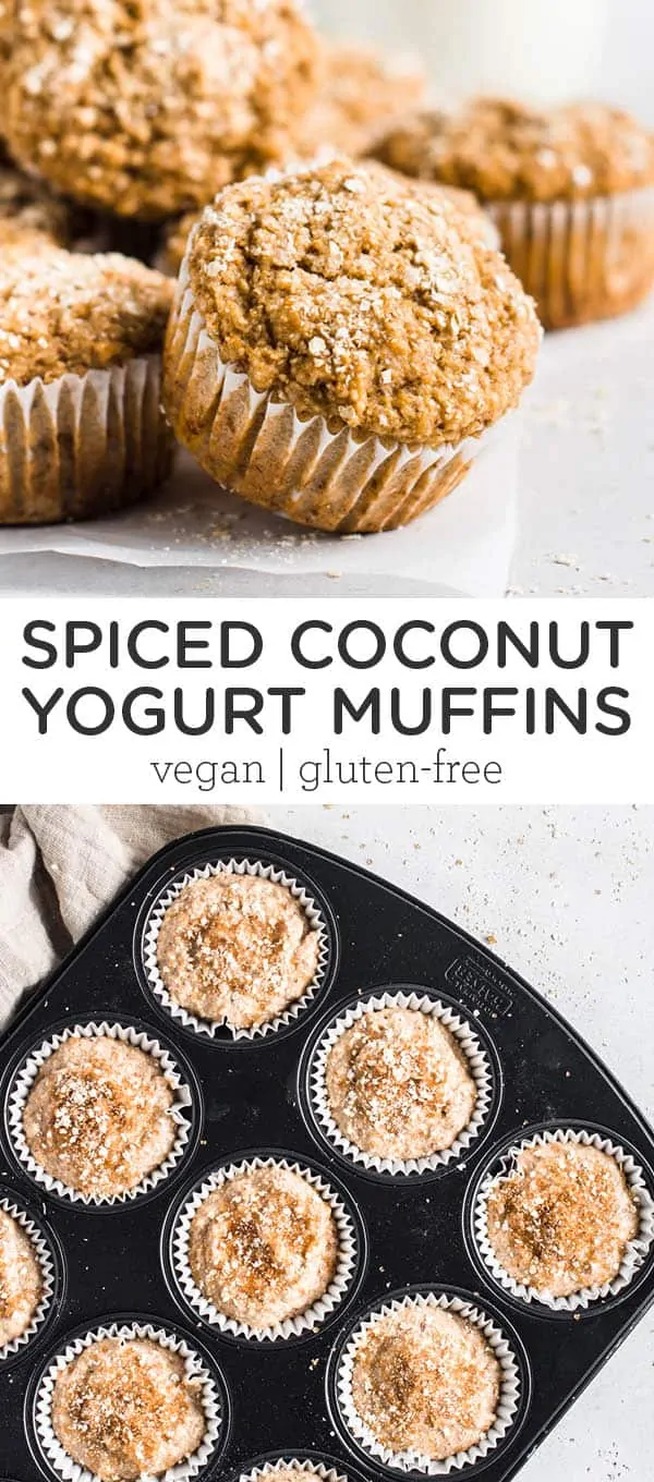 Spiced Coconut Yogurt Muffins