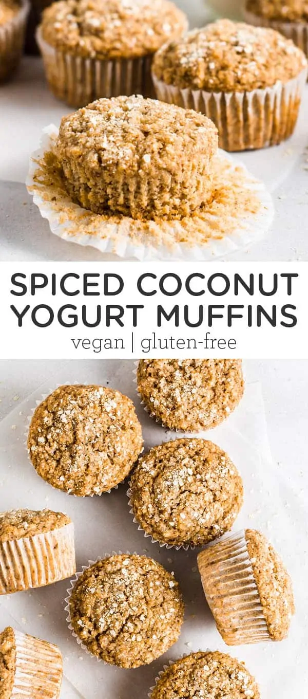 Spiced Coconut Yogurt Muffins