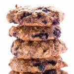 BLUEBERRY MUFFIN QUINOA BREAKFAST COOKIES -- sweetened naturally, without any dairy or eggs, and tons of fresh fruit!