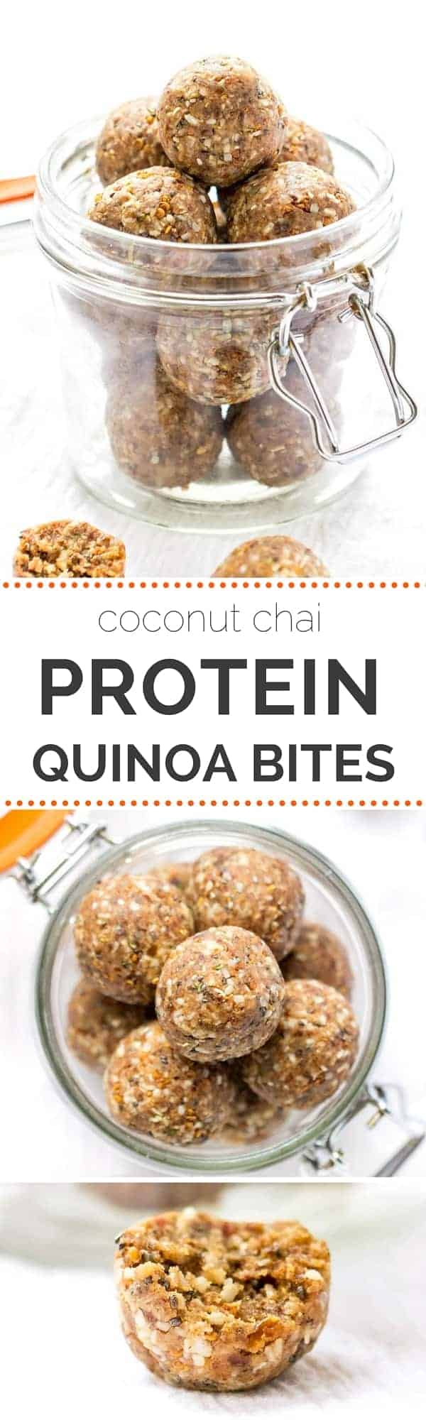 Coconut Chai Protein Quinoa Energy Bites-image