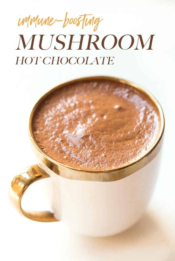 how to make vegan hot chocolate using medicinal mushrooms