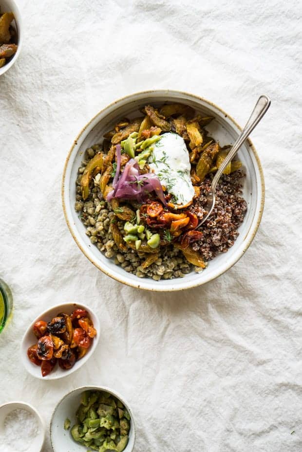 mung bean quinoa power bowl recipe