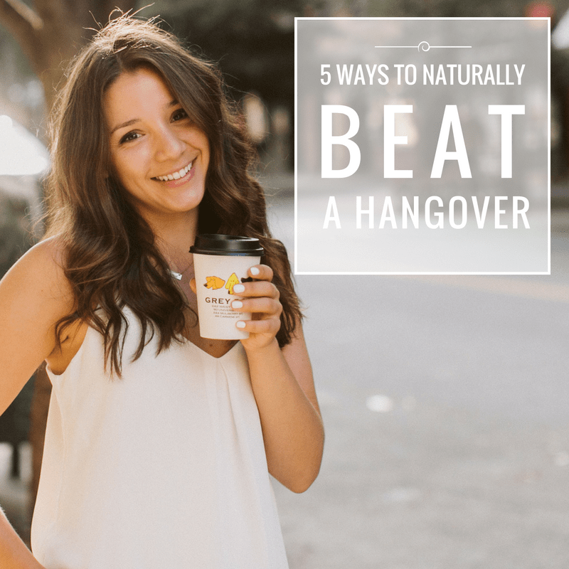 The 5 BEST and totally NATURAL ways to beat a hangover! Hint: they're easier than you might think!