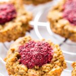 PB + J QUINOA BREAKFAST COOKIES -- a healthy way to start the day with a classic flavor combination [vegan]