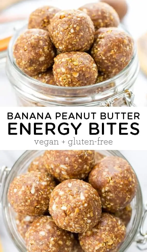 Banana Peanut Butter Energy Bites