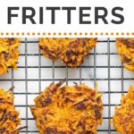 Curried Carrot Sweet + Sweet Potato Fritters...so simple to make and packed with tons of flavor!! {vegan + gluten-free}