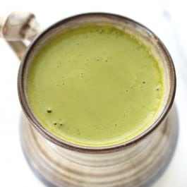 Energizing Matcha Latte -- packed with brain boosting ingredients to fuel your morning and kickstart your day!