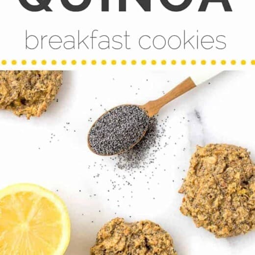 Lemon Poppy Seed Quinoa Breakfast Cookies Simply Quinoa