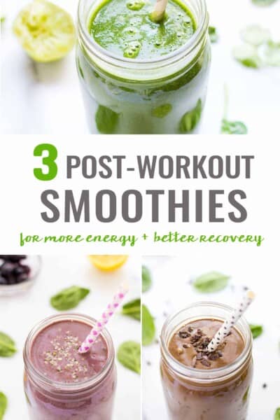 The 3 BEST post-workout smoothies to get more energy and recover more quickly