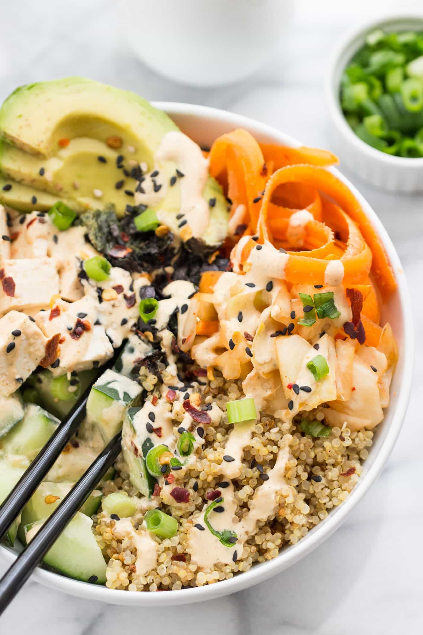 Vegan Quinoa Sushi Bowls - Simply Quinoa