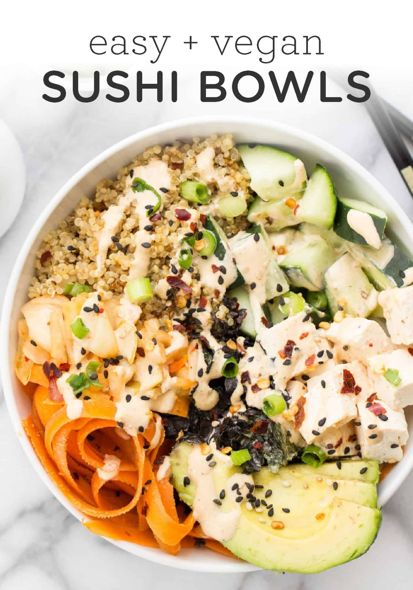Vegan Quinoa Sushi Bowls - Simply Quinoa