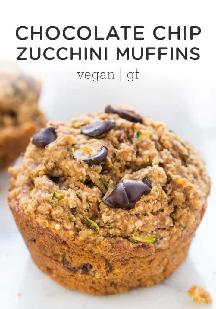 Zucchini Chocolate Chip Quinoa Muffins