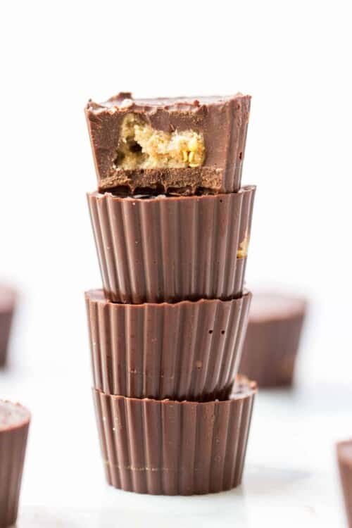Vegan Almond Butter Cups with Crispy Quinoa Simply Quinoa
