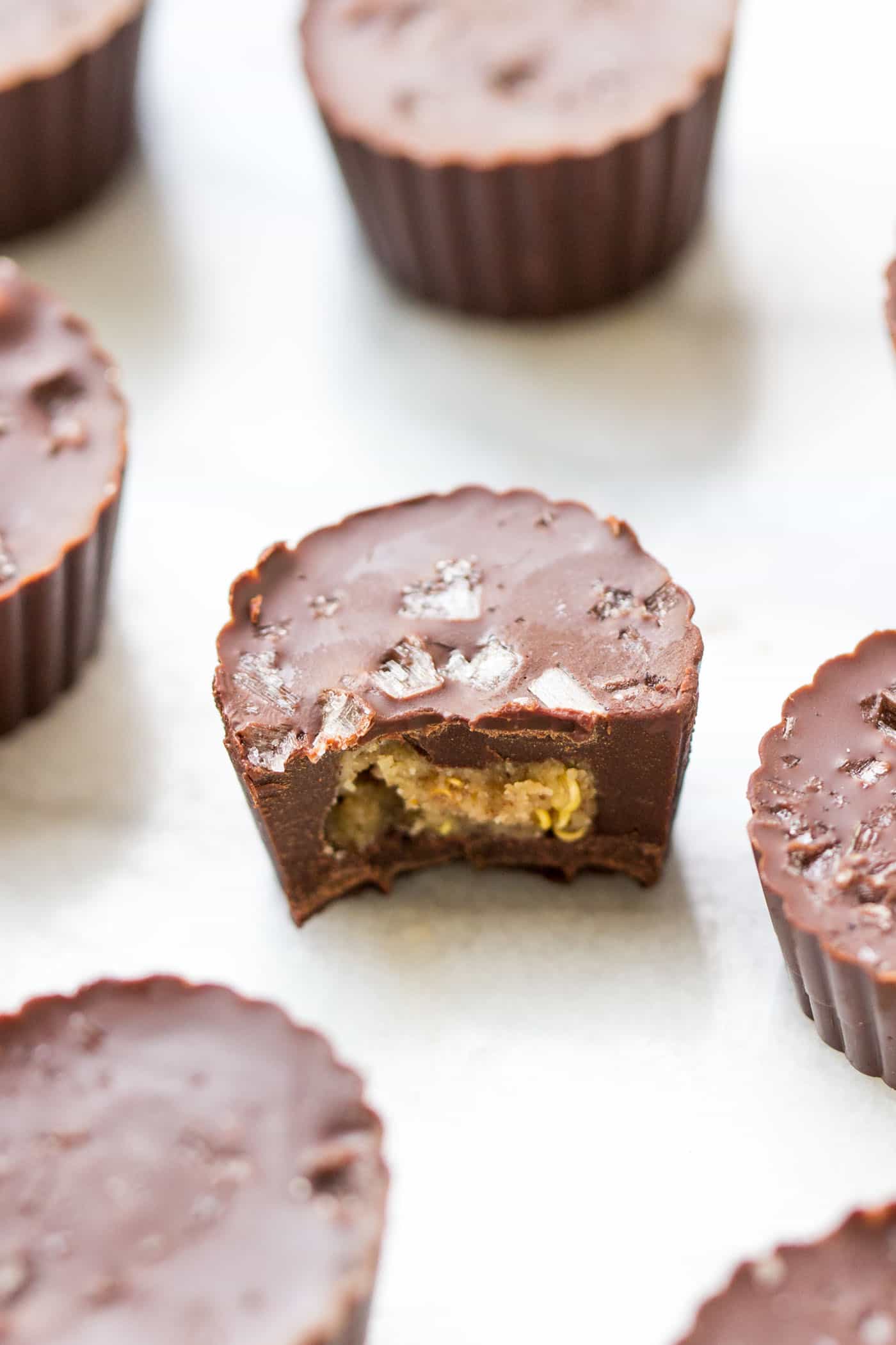 Vegan Almond Butter Cups -- a decadent sweet treat that is simple to make and HEALTHY!