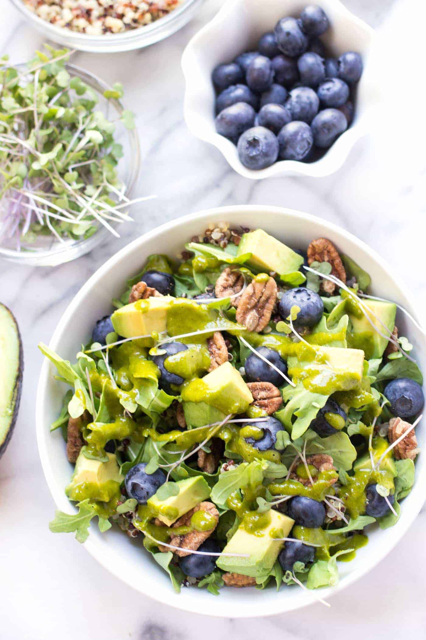 Blueberry Quinoa Power Salad Recipe Simply Quinoa