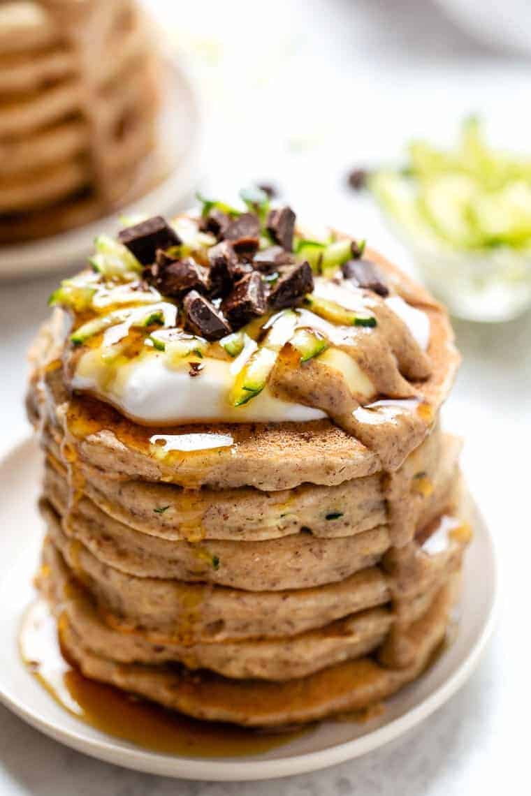 Healthy Zucchini Pancakes Recipe {Vegan & GlutenFree