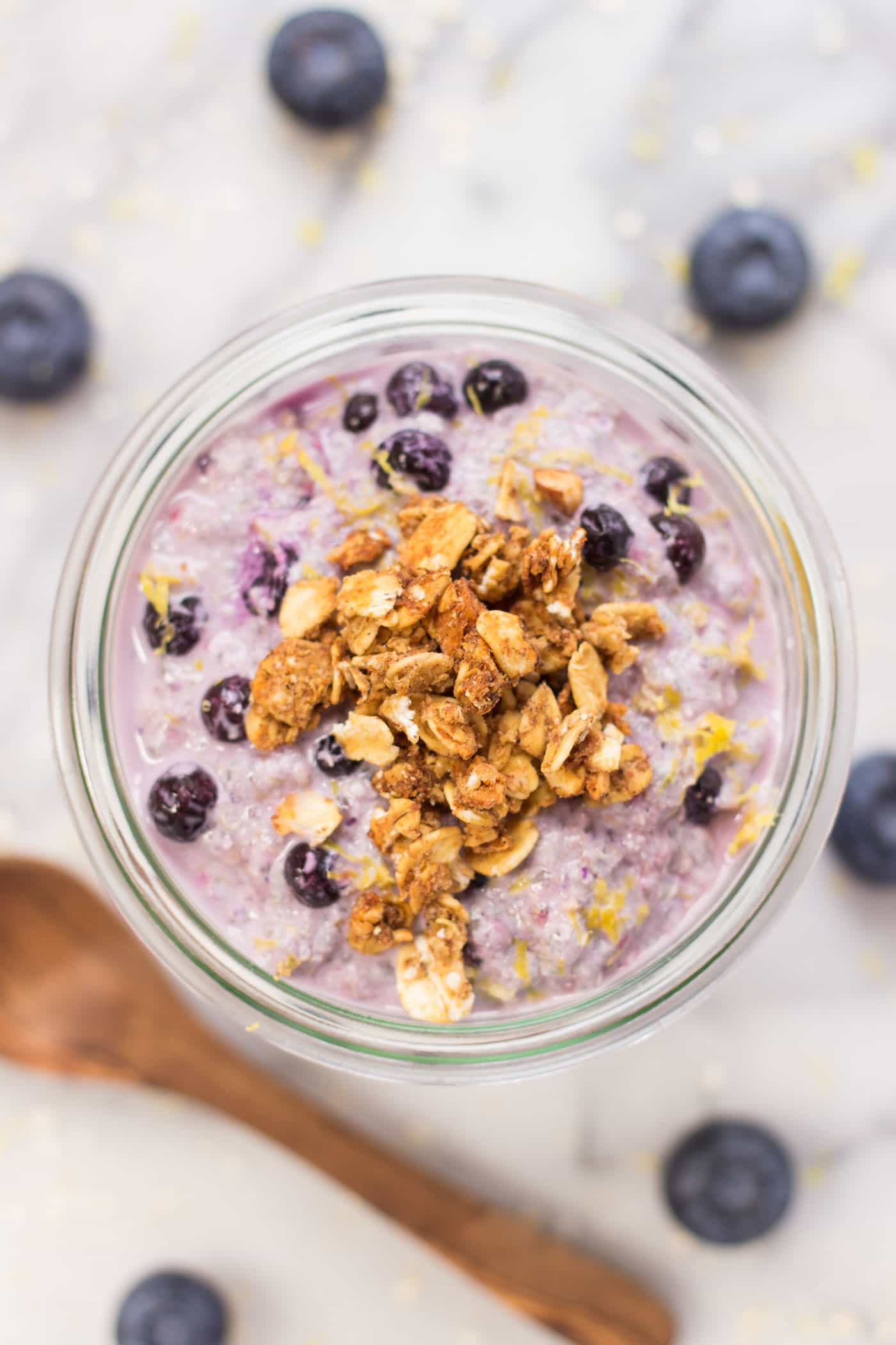 Lemon Blueberry Overnight Oats