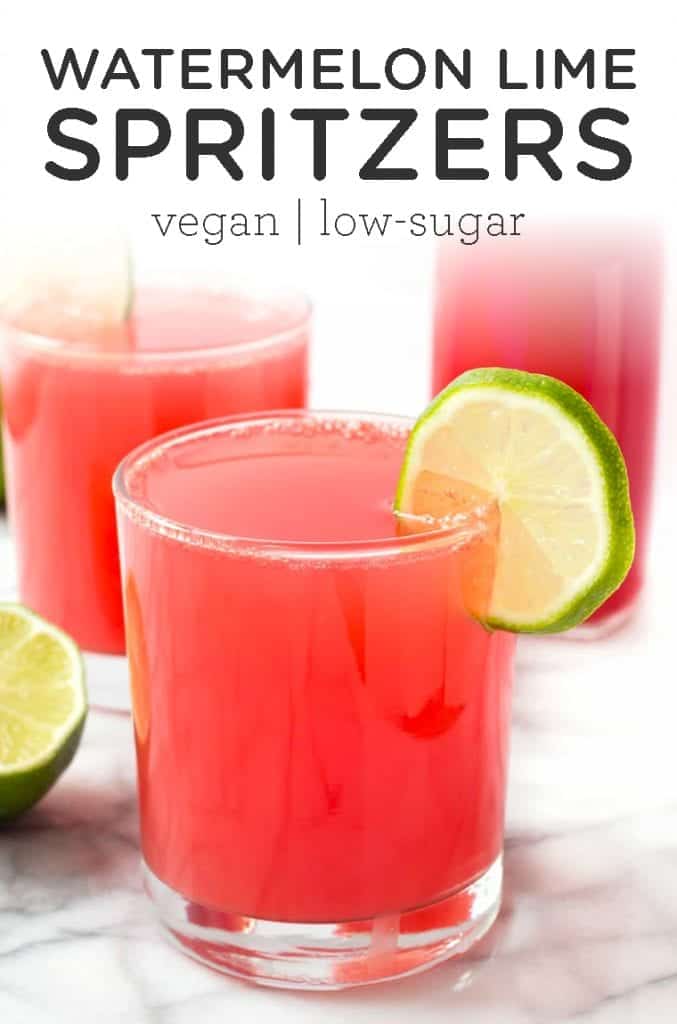 Watermelon Lime Spritzers