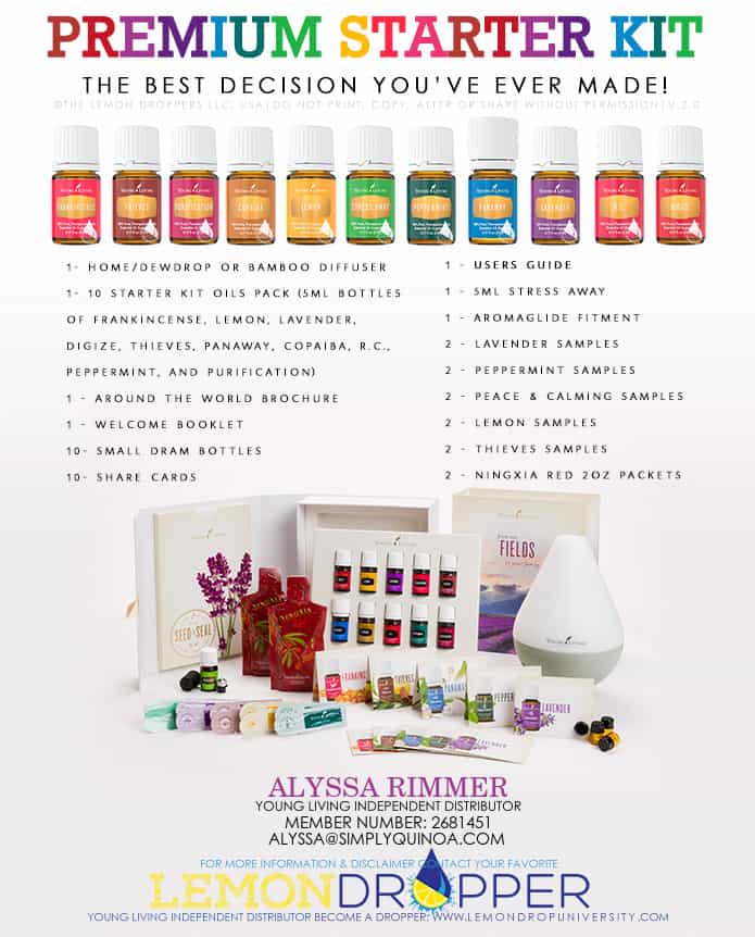 how to get started with essential oils -- the starter kit from Young Living