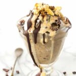 Clean Eating Banana Ice Cream Sundae -- a decadent treat or healthy indulgence? BOTH! made without any refined sugar or dairy, this is a dessert you can enjoy and feel great about eating!