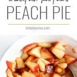 The ultimate way to start your day >> PEACH PIE BREAKFAST PARFAITS! healthy, gluten-free, vegan and SO flavorful!