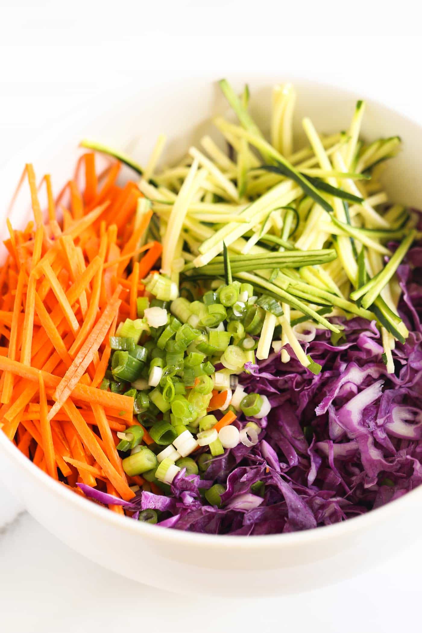 The perfect base for a MAYO-FREE coleslaw recipe!