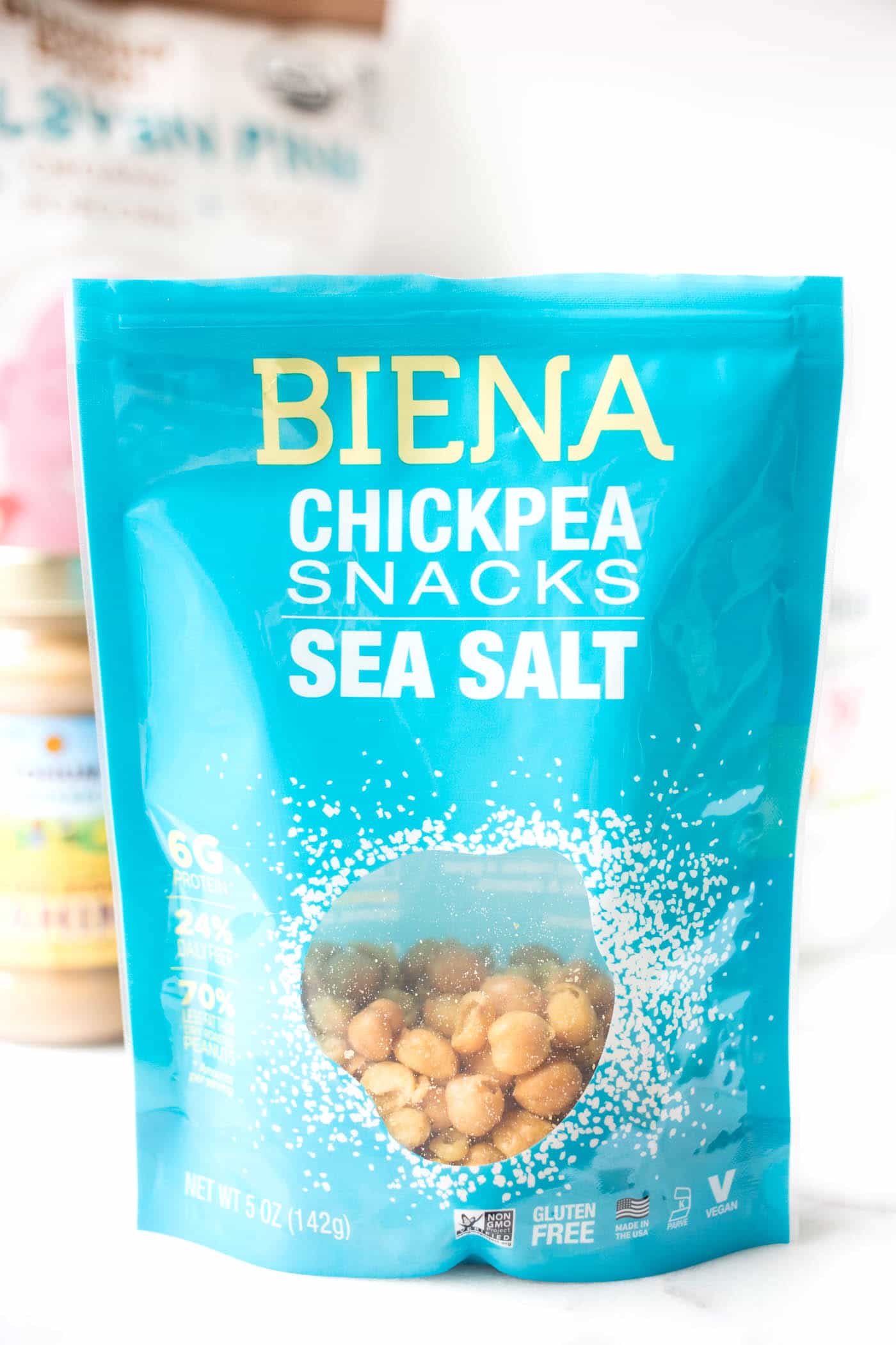 Biena Crispy Chickpea Snacks! The best and healthiest chickpeas I've found yet!
