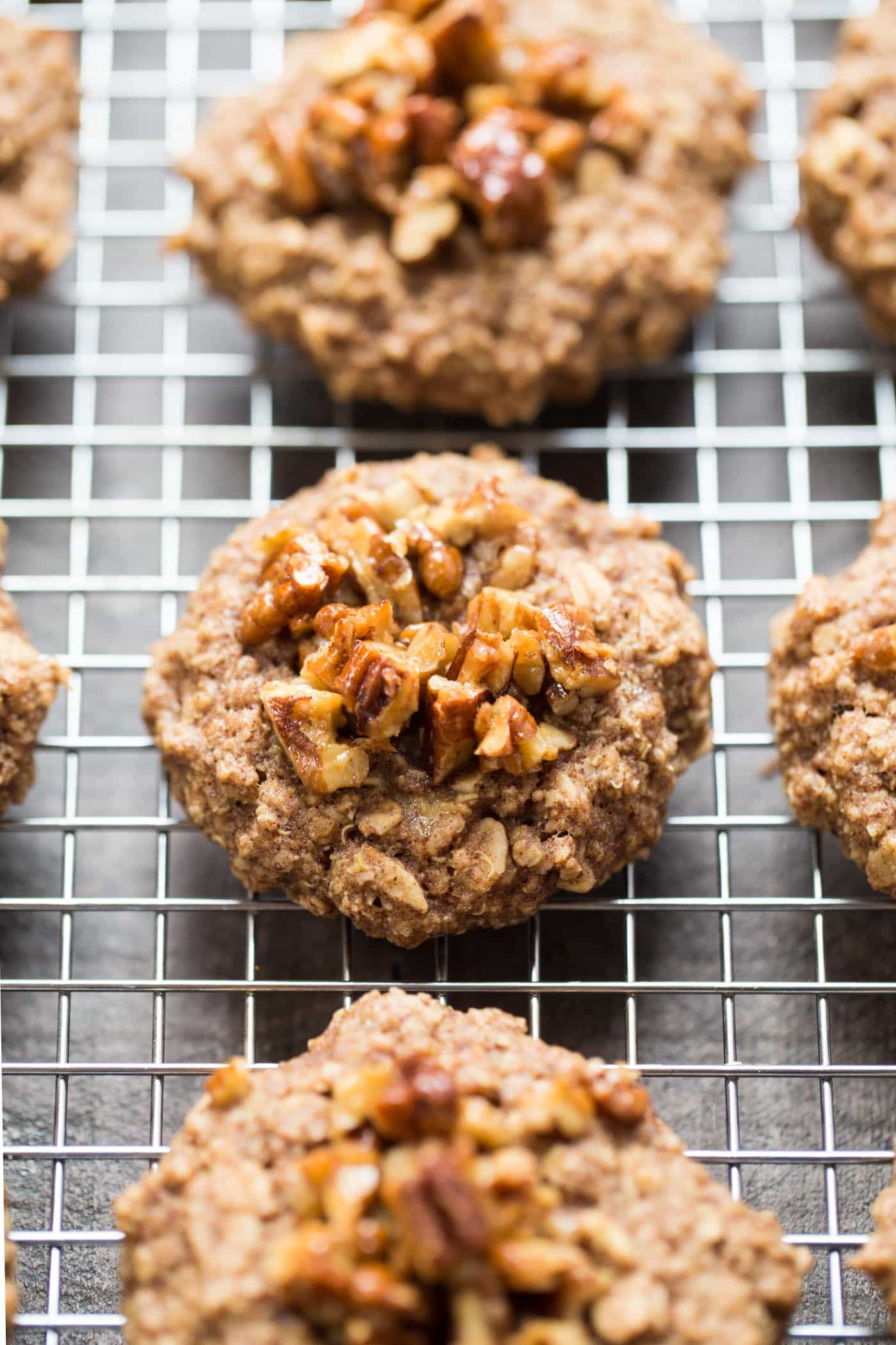 Pecan Pie Quinoa Breakfast Cookies -- a healthy way to enjoy the flavors of pecan pie, but for breakfast!