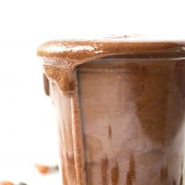 HEALTHY NUTELLA with only two ingredients! It's easy to make, doesn't have any of the junk AND it's vegan!