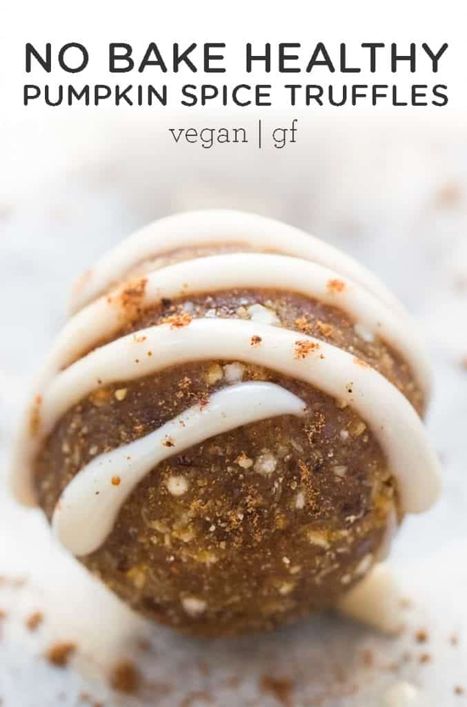 No-Bake Pumpkin Spice Truffles