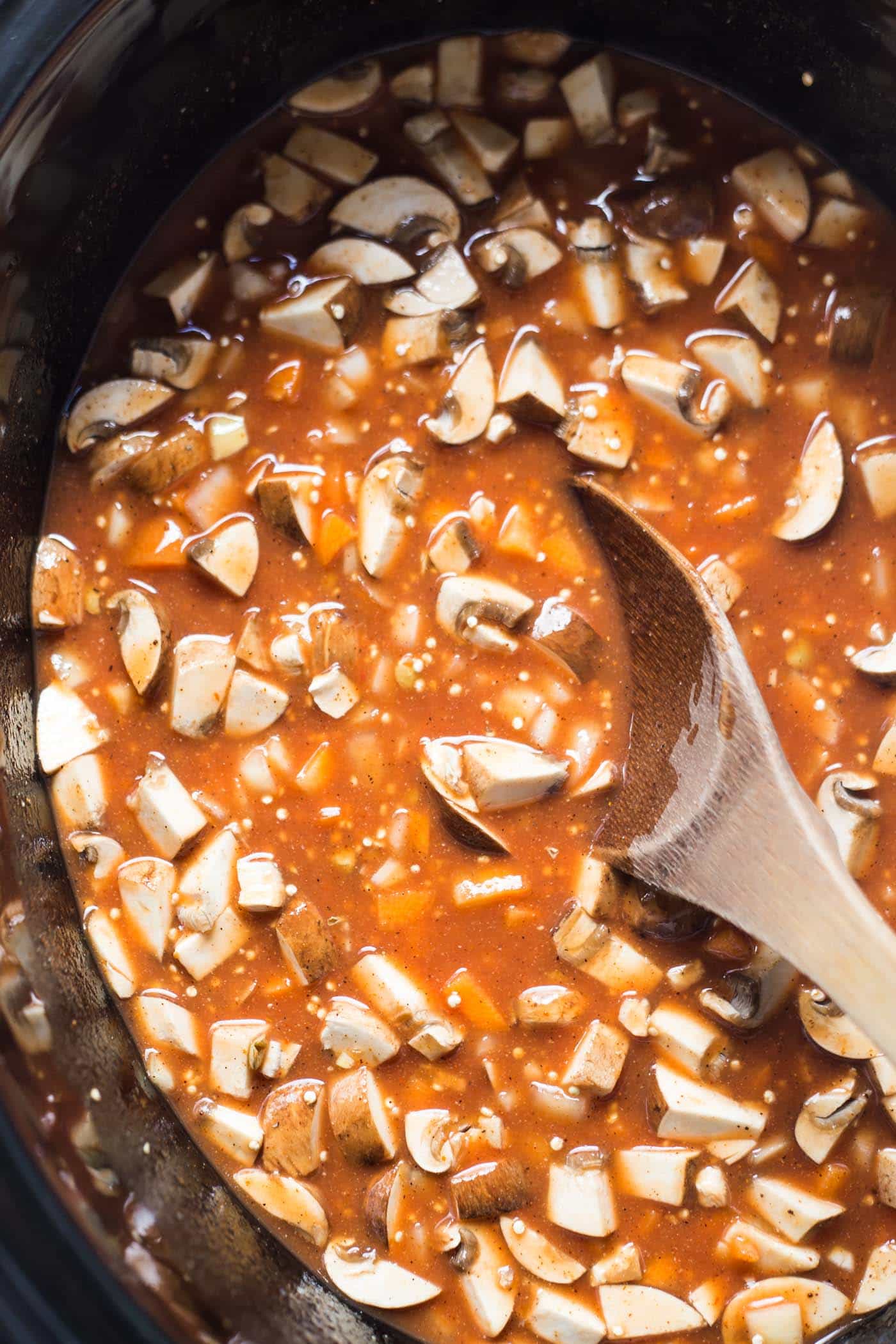 LENTIL SLOPPY JOES made in the slow cooker! So easy and the perfect vegan alternative to this all-American classic!