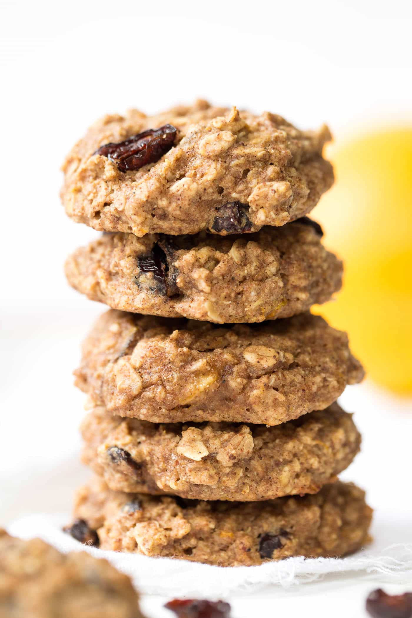 Cranberry Orange Quinoa Breakfast Cookies made in just one bowl, packed with nutrition and naturally gluten-free & vegan!