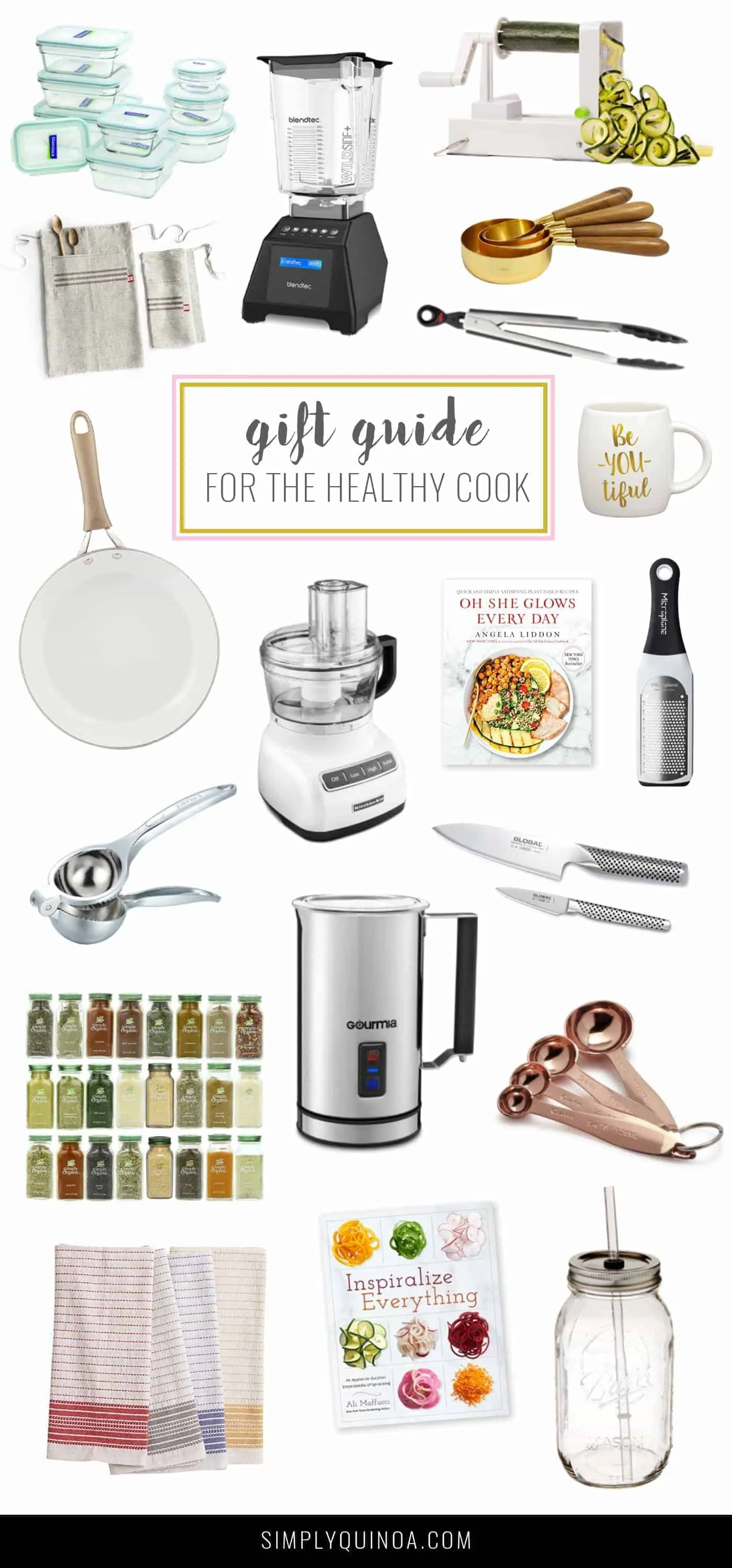 Get ahead of your holiday shopping this year and check out our gift guide for the healthy cook in your life! -- Healthy Cook Gift Guide 2016