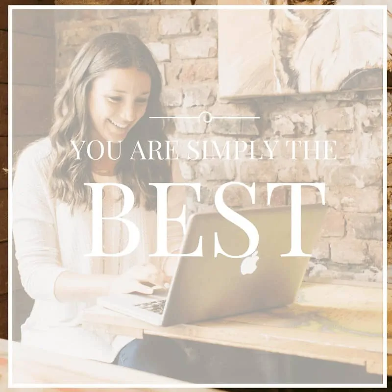 You are the BEST! 2016 Annual Reader Survey!