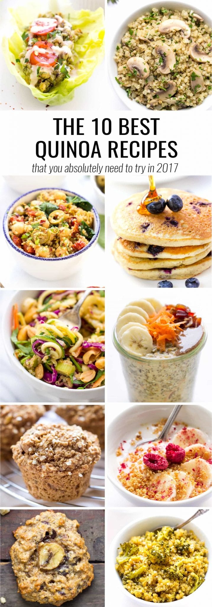 These are the absolute 10 BEST quinoa recipes that you need to try this year!