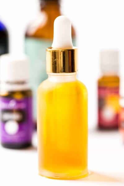 DIY Everyday Facial Serum made from jojoba oil, rosehip seed oil and my favorite essential oils!