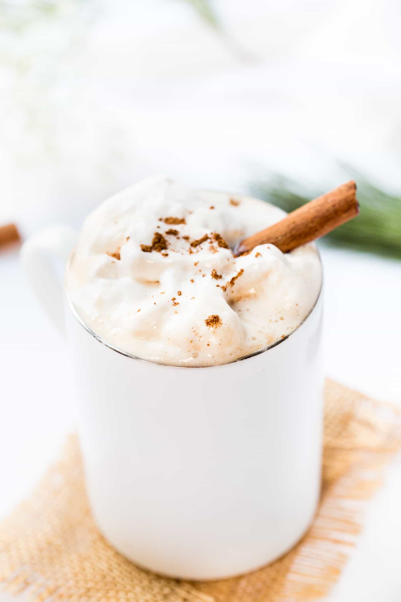 This SIMPLE Vegan Chai Latte is made with five spice powder for a flavorful twist! Topped with whipped cream and cinnamon, it's a perfect treat! 