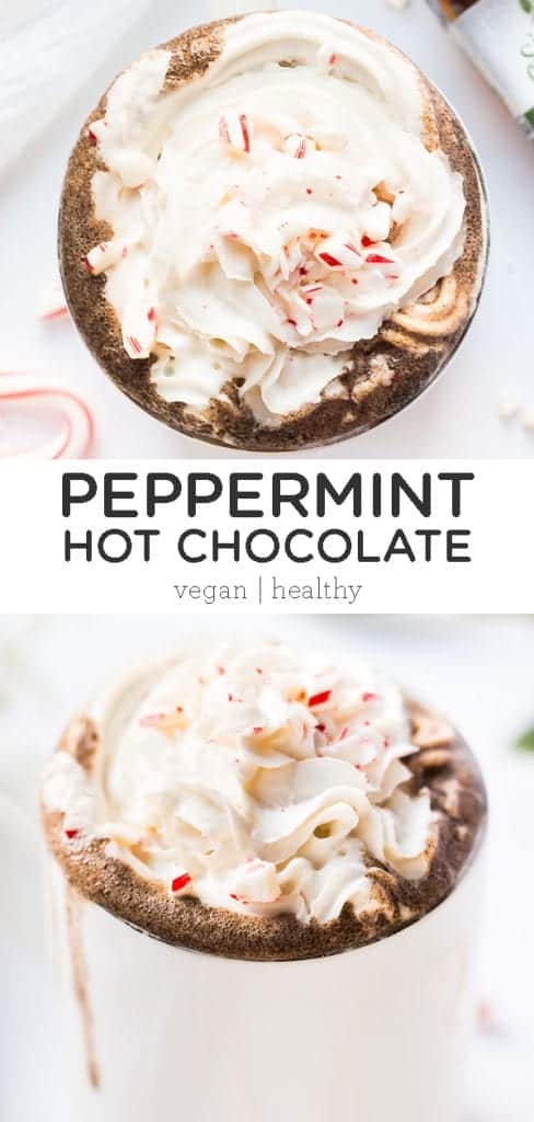 peppermint hot chocolate